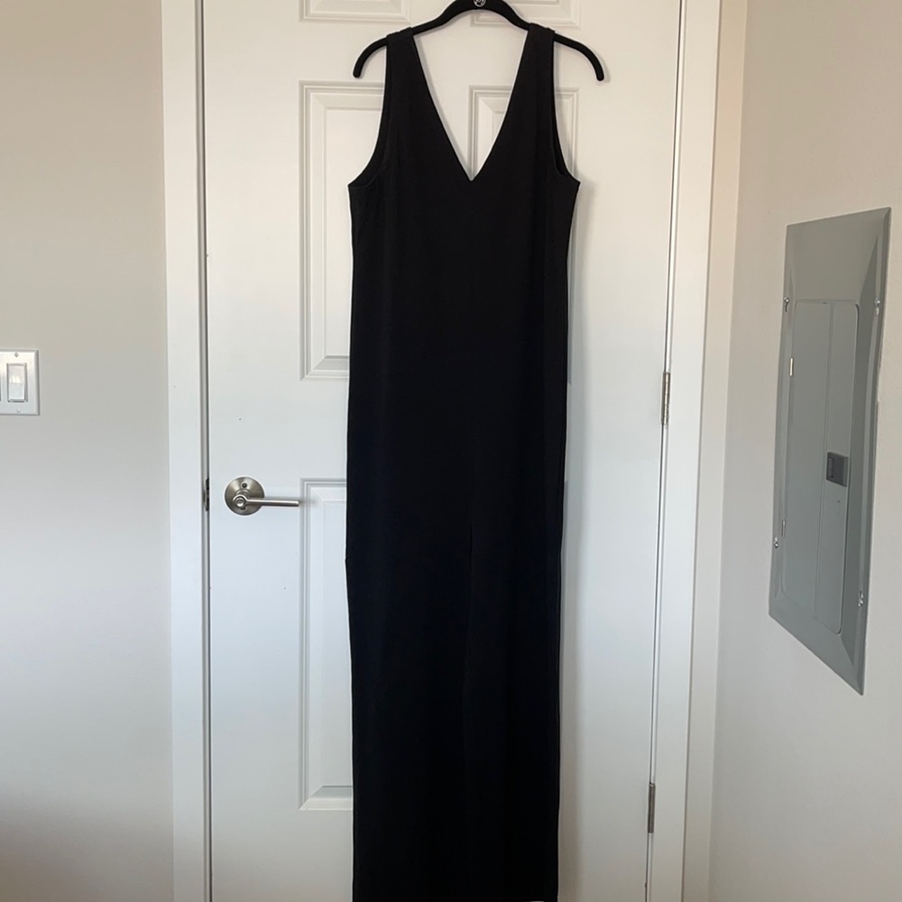 James Peres Black Crepe Romper Size 4 - Picture 1 of 3
